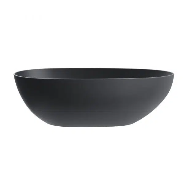 Nera Black 1800mm Freestanding Bath - Image 7