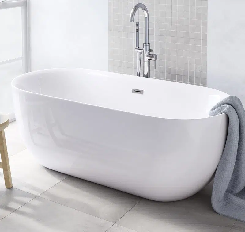 Cassie White Freestanding Bath