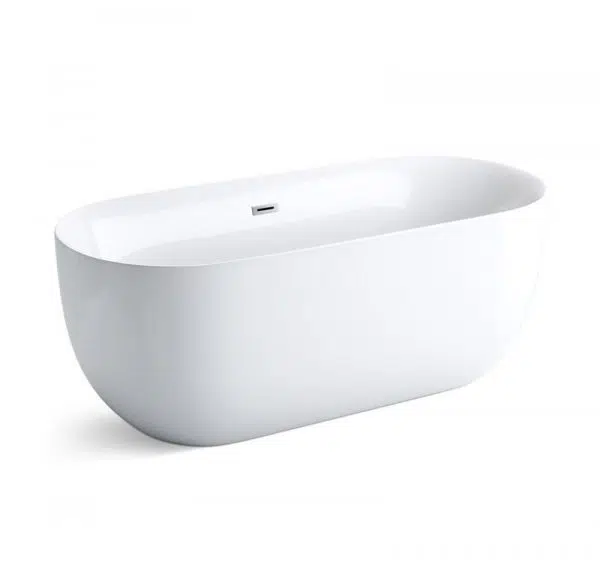 Mia White Freestanding Bath - Image 3