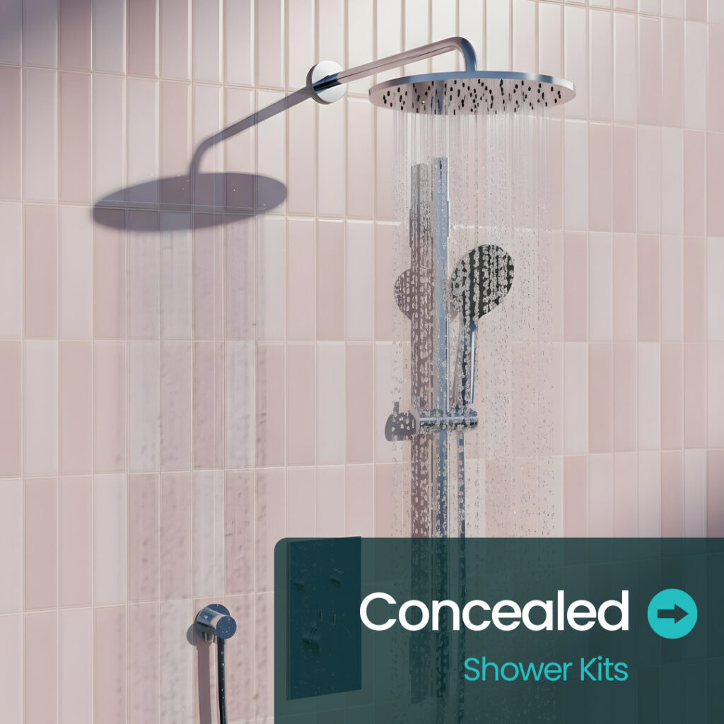 Concealed shower kits | Showers | Bathshed | Delivery ireland and the uk
