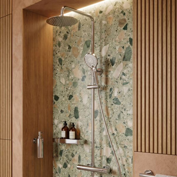 Fusion Round Exposed Shower Kit | Exposed Shower Kits | Nationwide Delivery UK & Ireland | Bathshed