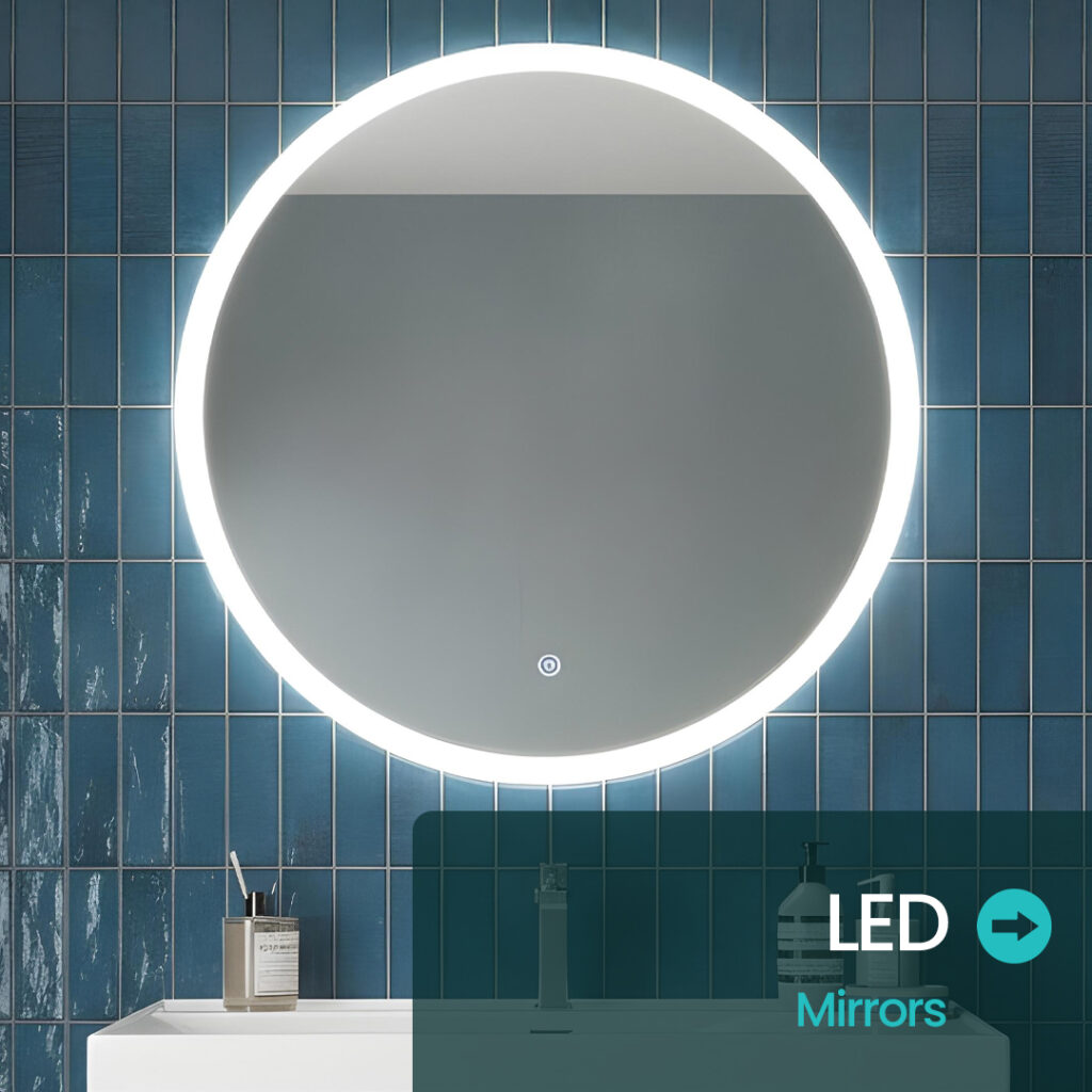LED Mirrors | Bathroom LED Mirrors | Bathshed | Delivery Ireland and the UK