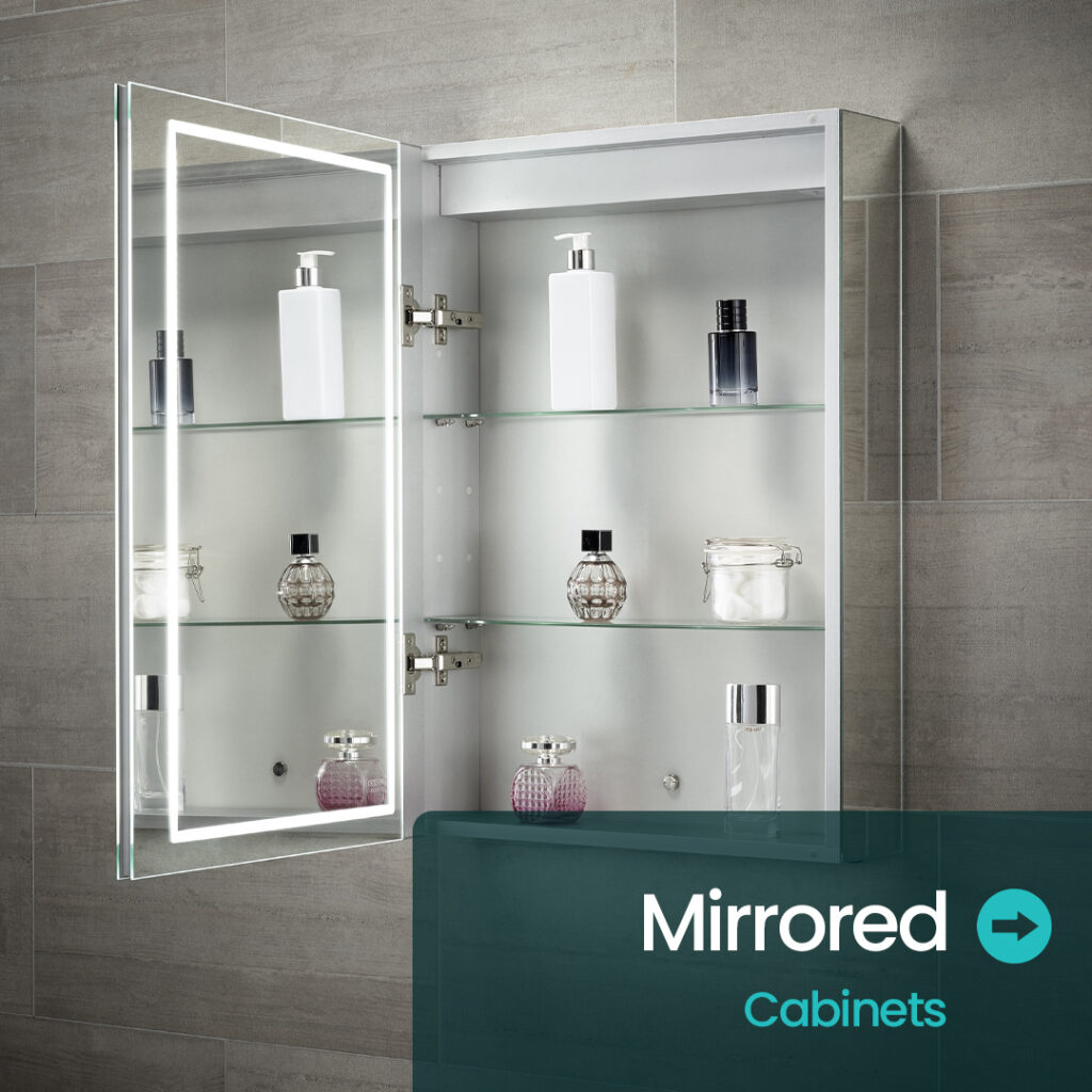 Mirrored Cabinets | Bathroom Mirrors | Bathshed | Delivery Ireland and the UK