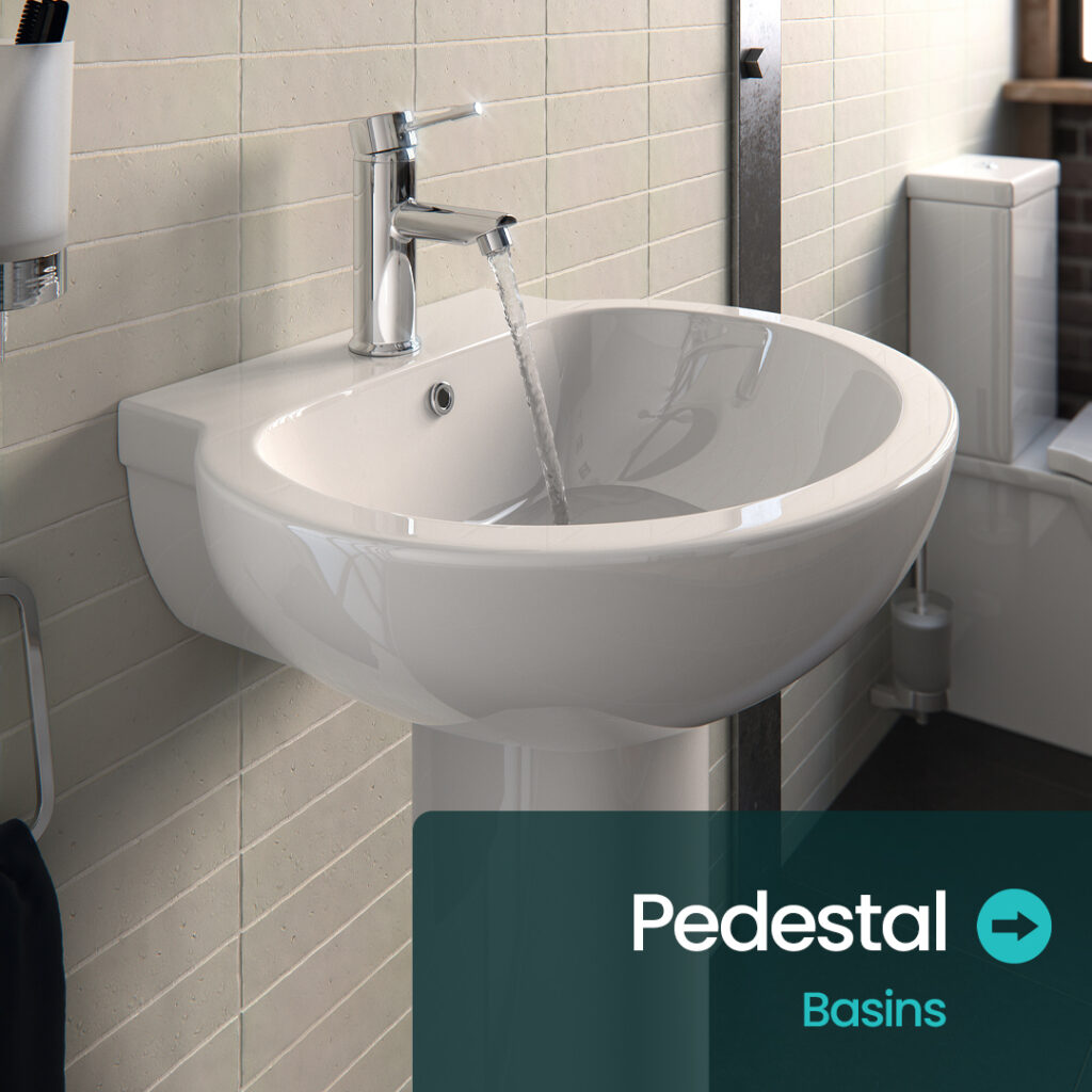 Pedestal basins | Basins | Bathshed | delivery ireland and the uk