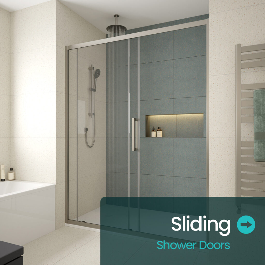 Sliding shower doors | Shower enclosures | Bathshed | Nationwide delivery ireland and the uk