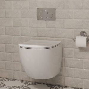 Atti white wall hung toilet | Bathshed | Toilets Ireland