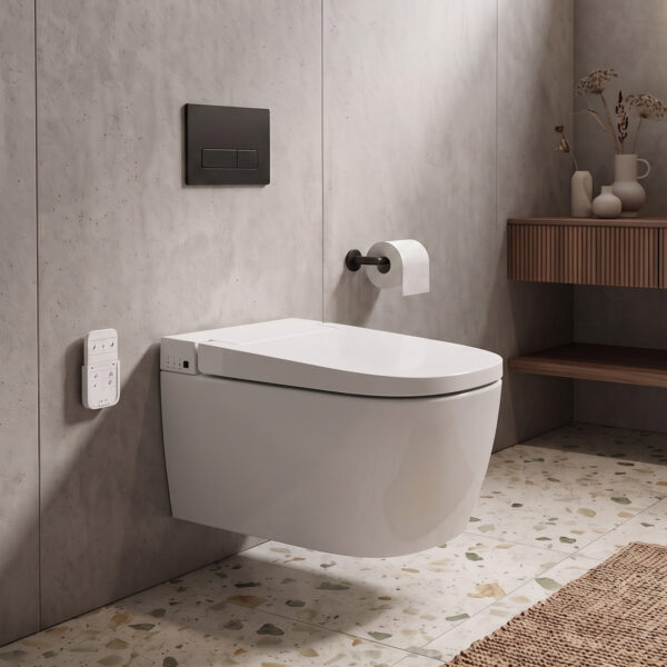 VitrA V-Care Essential Rimless Smart Toilet - White | Smart Toilets | Bathshed | Nationwide Shipping Ireland & The UK