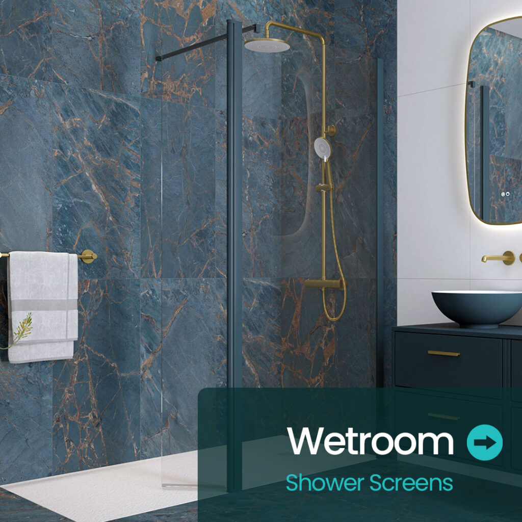 Bathroom wetroom screens | Shower enclosures | Bathshed | Nationwide delivery ireland and the uk