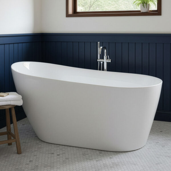 Ella white freestanding Bath | Atti Bathrooms | Ireland