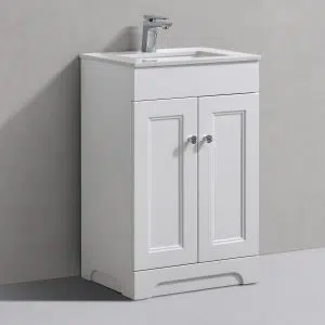 Hyde 550mm Floorstanding Vanity Unit White