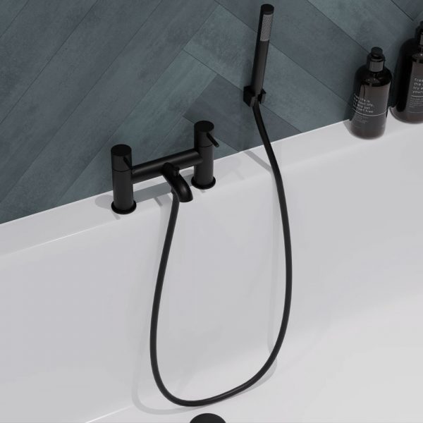 Isla back to wall freestanding bath with tap ledge | Freestanding Baths Ireland | Delivery Norther Ireland & The UK
