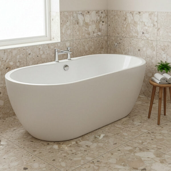 Ava White Freestanding Bath | Freestanding Baths | Baths | Delivery Ireland and the UK | Bathshed