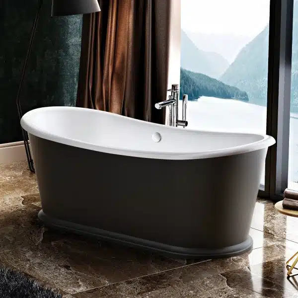 Charlotte Dark Grey 1695mm Freestanding Bath