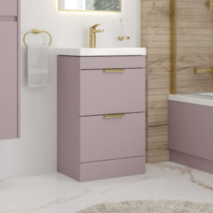 Stockholm 2 drawer floorstanding vanity unit | Scandinavian bathroom furniture | Sonas Bathrooms | Bathshed | Nationwide Delivery UK and Ireland