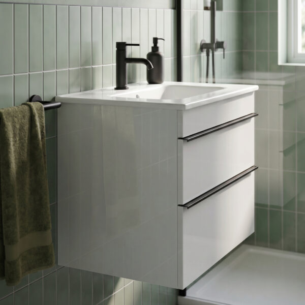 Cava White wall hung vanity unit - in stock - ireland and the UK