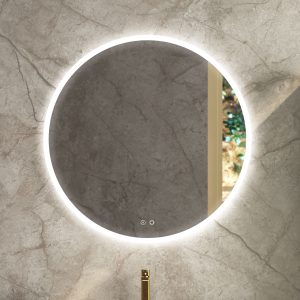 sandor round led mirror bathroom