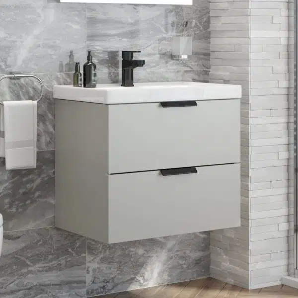 sonas bathrooms Stockholm wall hung vanity unit