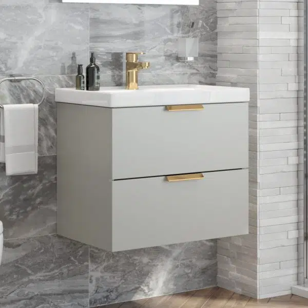 sonas bathrooms Stockholm wall hung vanity unit