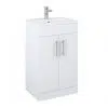 Belmont 2 Door Gloss White Floostanding Unit