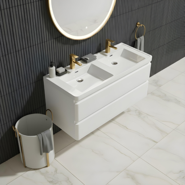 Gotti White wall hung vanity unit | Bathshed | next day delivery ireland and the UK