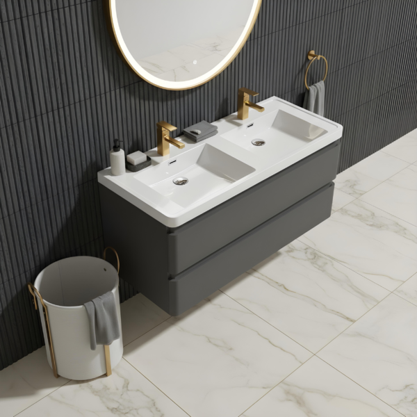 Gotti White wall hung vanity unit | Bathshed | next day delivery ireland and the UK