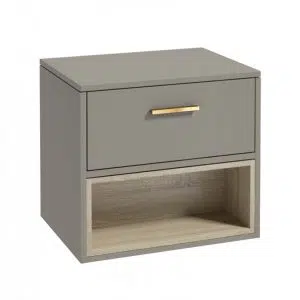 Malmo Khaki Matt Countertop Vanity Unit