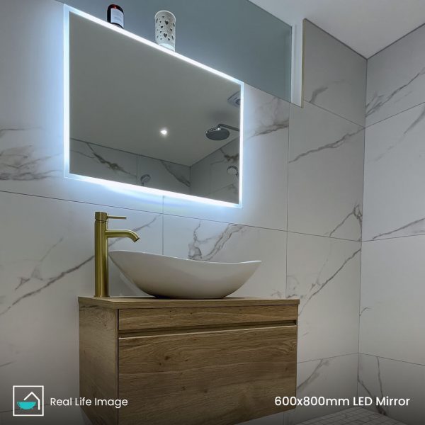 DOON 600mm HORIZONTAL LED MIRROR | Delivery UK and Ireland Bathshed