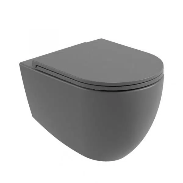 Charcoal Grey Wall Hung Toilet