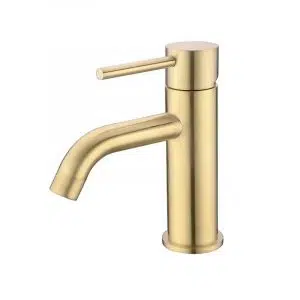 brushed bras basin mixer tap