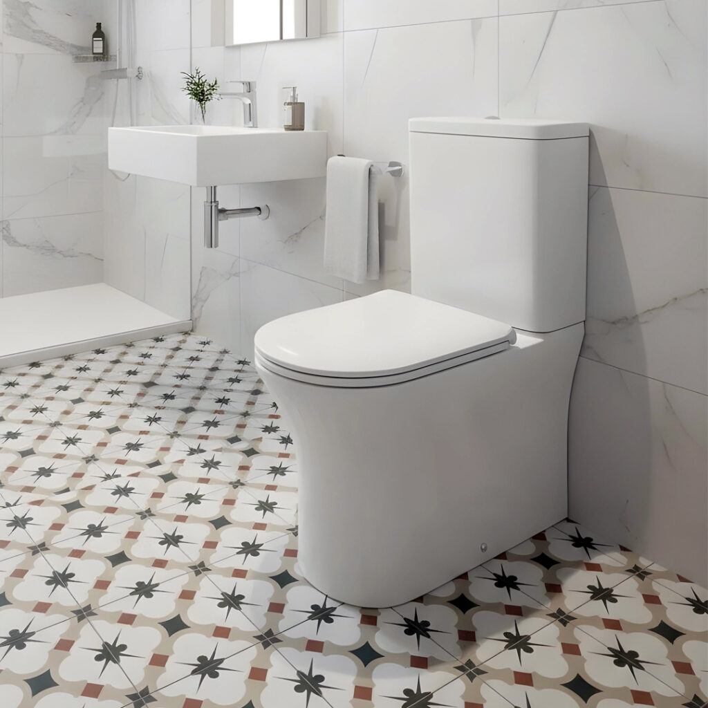 Atti series 300 comfort height close coupled toilet | Bathshed | Naitowide delivery UK and Ireland