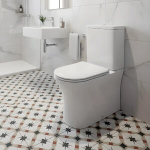 Atti series 300 comfort height close coupled toilet | Bathshed | Naitowide delivery UK and Ireland