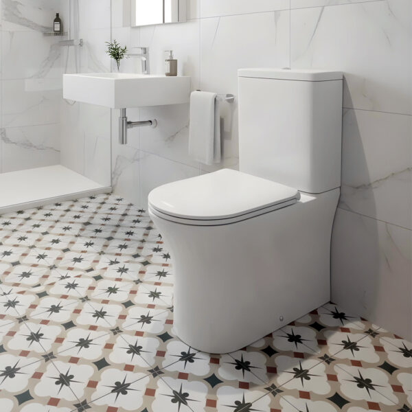 Atti series 300 comfort height close coupled toilet | Bathshed | Naitowide delivery UK and Ireland