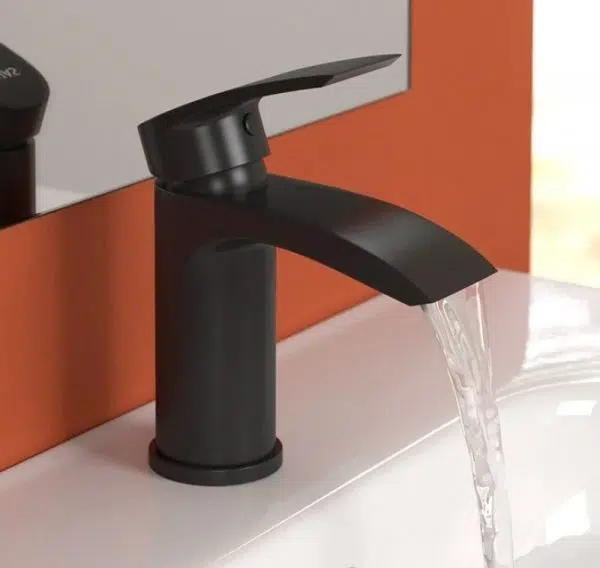 COrby black basin mixer