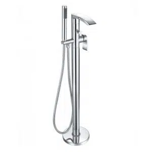 Corby Chrome Floor Standing Bath Shower Mixer