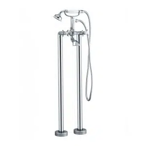 Traditional Lever Floor Standing Bath Shower Mixer