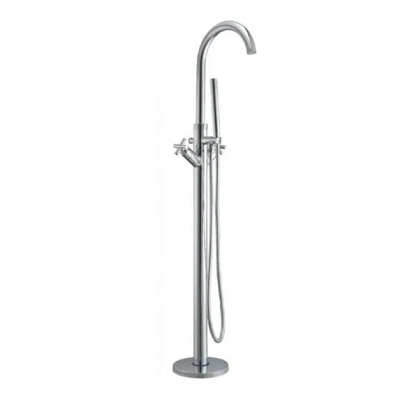 Series C Chrome Floor Standing Bath Shower Mixer