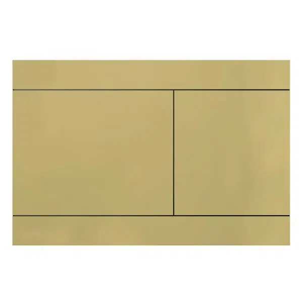 Venosa Brushed Brass Flush Plate