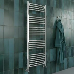 Aldo curved heated towel Rail | Clearance Sale | Bathshed | nationwide delivery UK and Ireland