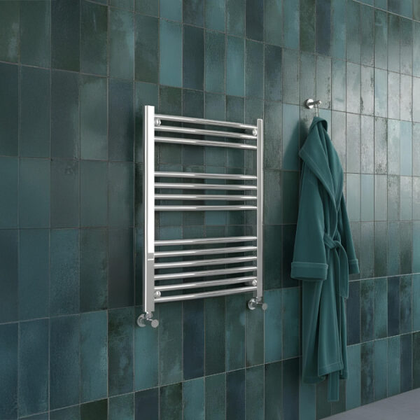 Aldo curved heated towel Rail | Clearance Sale | Bathshed | nationwide delivery UK and Ireland