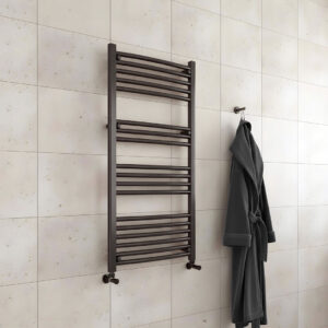 Aldo curved heated towel Rail | Clearance Sale | Bathshed | nationwide delivery UK and Ireland