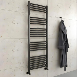 Aldo curved heated towel Rail | Clearance Sale | Bathshed | nationwide delivery UK and Ireland