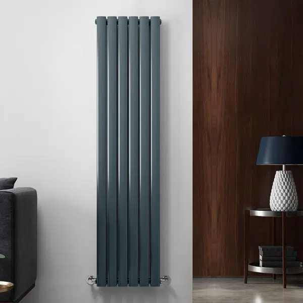 Nika vertical anthracite designer radiator