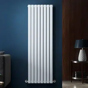 Nika vertical white designer radiator