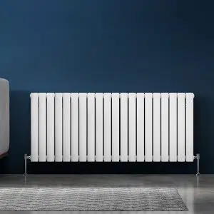 Nika horizontal white designer radiator