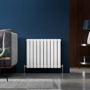 Nika horizontal white designer radiator