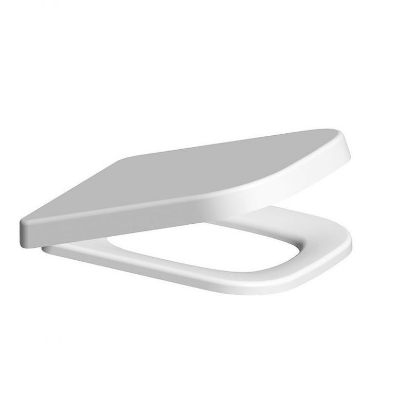 DS D Shaped Slim Soft Close Quick Release Toilet Seat Bathshed