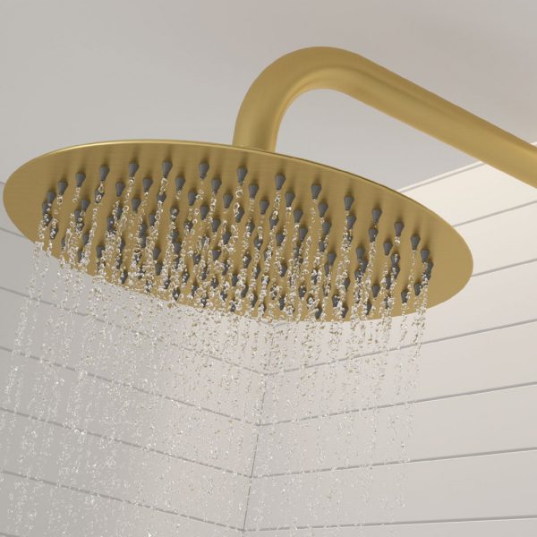 Quantum Oura Brushed Gold Concealed Shower Kit | Shower Kit Sale | Delivery UK & Ireland | Bathshed