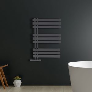 Adera Anthracite Heated Towel Rail | Heated Towel Rails | Heating | Delivery Ireland and the UK | Bathshed