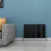 Verona Anthracite Horizontal | Designer Radiators | Heating | Delivery Ireland and the UK | Bathshed