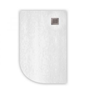 white Quadrant slate shower tray